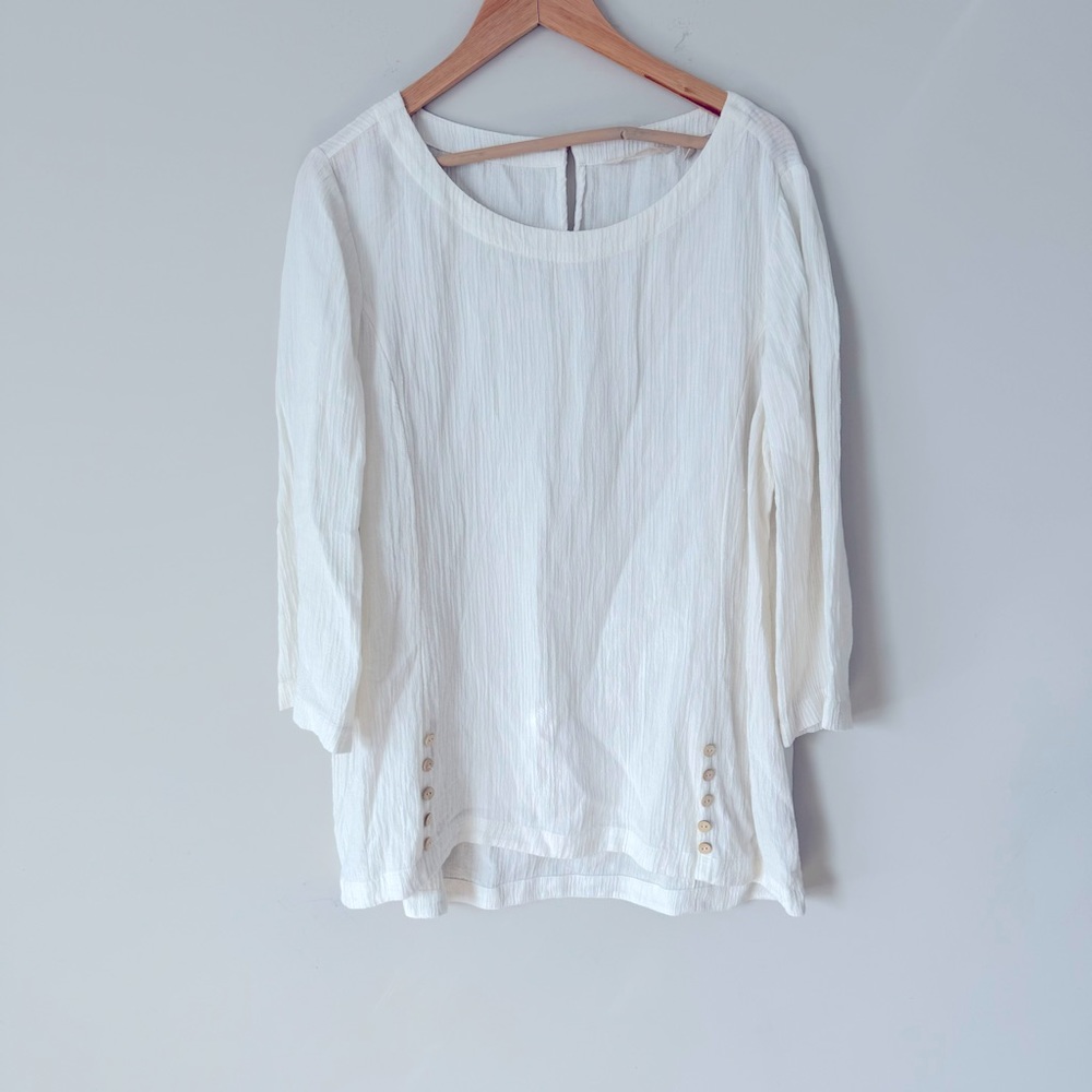 Soft Surroundings Oceo Gauze Tunic - Picture 12 of 14